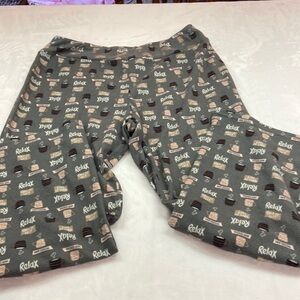 Goodnight Kiss Graphic (Relax, Cocoa, Take it Easy) Sleepwear Loungewear Pajama